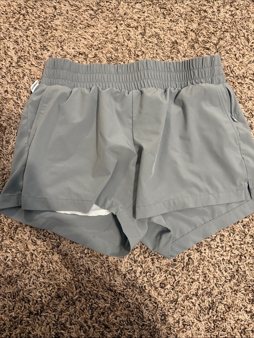 Magellan Women’s Athletic Shorts in Light Gray - Lightweight Performance